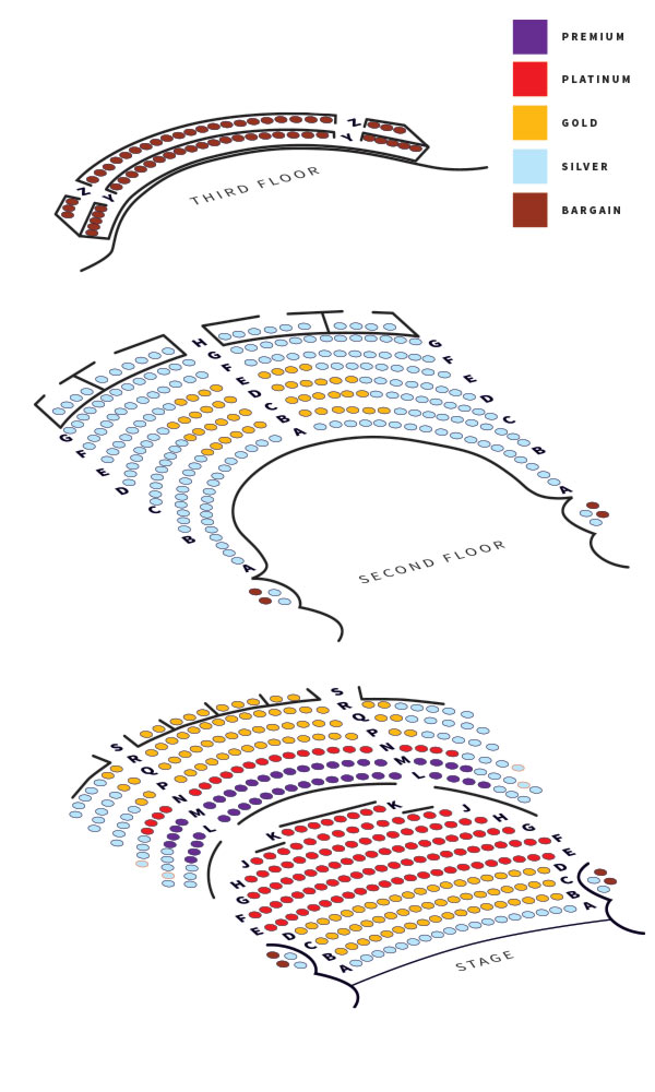 winspear seating map